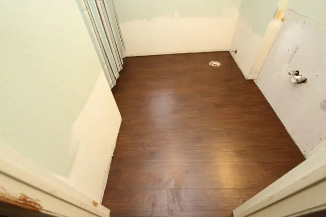 New wood floor in an empty room